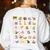 Back To School Kindergarten Teacher ABCs Animals Alphabet Women's Sweatshirt Back Print White Back To School Kindergarten Teacher ABCs Animals Alphabet Women's Sweatshirt Back Print White