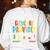 Battery Life Of Daycare Provider Childcare Teacher Women's Sweatshirt Back Print White