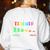 Battery Life Of A School Teacher Monday To Friday For Men Women Women's Sweatshirt Back Print White