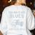 Blues Music Band Lover Vintage Guitar Teacher Blues Women's Sweatshirt Back Print White