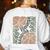 Boho Floral Reading Teacher Retro Reading Specialist Wildfl Women's Sweatshirt Back Print White