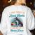 Boston Terrier American Gentleman Bibliophile Book Lover Women's Sweatshirt Back Print White
