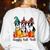 Boston Terrier Dog Lover Fall Ya'Ll Halloween Costume Men Women Women's Sweatshirt Back Print White