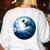 Boston Terrier Dog Moon Dog Mom Dad Women Men Dog Lovers Women's Sweatshirt Back Print White