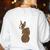 Boston Terrier Who Farted Women's Sweatshirt Back Print White