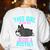Boston Terrier This Girl Runs On Jesus And Boston Terriers Women's Sweatshirt Back Print White