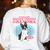 Boston Terrier Grandma Bostie Dog Owner Boston Terrier Men Women Women's Sweatshirt Back Print White