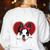 Boston Terrier Grandma Dog Owner Boston Terrier For Men Women Women's Sweatshirt Back Print White