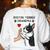 Boston Terrier Grandma Mother's Day Dog Mom Women's Sweatshirt Back Print White