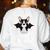 Boston Terrier Halloween Shirt Did Someone Say Treat Women's Sweatshirt Back Print White