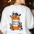 Boston Terrier Happy Pills T-Shirt Women's Sweatshirt Back Print White