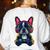 Boston Terrier Lovers Gaming Headphones Boston Terrier Women's Sweatshirt Back Print White