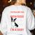 Boston Terrier Mom American Gentleman Dog Lover Mother's Day Women's Sweatshirt Back Print White
