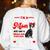 Boston Terrier Mom American Gentleman Dog Mother's Day Women's Sweatshirt Back Print White