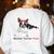 Boston Terrier Mom Bandana Boston Terrier Dog Women's Sweatshirt Back Print White