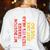 Boston Terrier Mom Dad Dog Lover Owner Women Men Women's Sweatshirt Back Print White