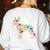 Boston Terrier Tacos Mexican Cinco De Mayo Taco Women's Sweatshirt Back Print White