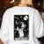 Boston Terrier Tarot Card Star With The Moon Men Women Kids Women's Sweatshirt Back Print White
