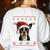 Boston Terrier Ugly Christmas Sweater Xmas For Adults Kids Women's Sweatshirt Back Print White