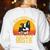 Boston Terrier Never Underestimate a Girl With a Bostie Women's Sweatshirt Back Print White