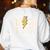 Boys Girls Teachers Rock Back To School ABCD Back In Class Women's Sweatshirt Back Print White