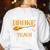 My Broom Broke So Now I Teach Science Teacher Halloween Women's Sweatshirt Back Print White