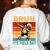 Bruh It's Field Day Teacher Happy Field Day Dabbing Boy Women's Sweatshirt Back Print White Bruh It's Field Day Teacher Happy Field Day Dabbing Boy Women's Sweatshirt Back Print White