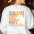 Bruh We Out Teacher Retro Last Day Of School Boys Girls Kids Women's Sweatshirt Back Print White Bruh We Out Teacher Retro Last Day Of School Boys Girls Kids Women's Sweatshirt Back Print White