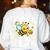 Bumble Bee Squad Honey Bumblebee Teacher Team Group Women's Sweatshirt Back Print White Bumble Bee Squad Honey Bumblebee Teacher Team Group Women's Sweatshirt Back Print White
