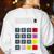 Calculator Math Teacher Halloween Costumes Women Men Adults Women's Sweatshirt Back Print White
