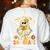 You Can't Scare Me I Teach 2nd Grade Halloween Teacher Ghost Women's Sweatshirt Back Print White