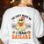 You Can't Scare Me I Teach Daycare Teacher Halloween Ghost Women's Sweatshirt Back Print White