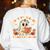 You Can't Scare Me I Teach Fifth Grade Halloween Teacher Women's Sweatshirt Back Print White