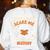 You Can't Scare Me I Teach History Retro Teacher Halloween Women's Sweatshirt Back Print White You Can't Scare Me I Teach History Retro Teacher Halloween Women's Sweatshirt Back Print White