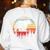 Catch Some Rays Vintage Retro Grizzly Bear Women's Sweatshirt Back Print White