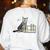 Cation Chemistry Humor Science Teacher Cat Pun Women's Sweatshirt Back Print White Cation Chemistry Humor Science Teacher Cat Pun Women's Sweatshirt Back Print White