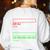 Chemist Science Teacher Student Chemistry Women's Sweatshirt Back Print White