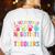 Childcare Teacher Negotiate With Toddlers Daycare Provider Men Women Girls Kids Women's Sweatshirt Back Print White