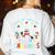 Chillin With My Sped Snowmies Teacher Student Christmas Women's Sweatshirt Back Print White Chillin With My Sped Snowmies Teacher Student Christmas Women's Sweatshirt Back Print White