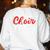 Choir Chorister Choir Teacher Choir Director Women's Sweatshirt Back Print White