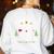 Christmas Be Nice To The Teacher Santa Is Watching Xmas Women's Sweatshirt Back Print White Christmas Be Nice To The Teacher Santa Is Watching Xmas Women's Sweatshirt Back Print White
