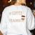 Coffee Gives Me Teacher Powers Teacher Women's Sweatshirt Back Print White Coffee Gives Me Teacher Powers Teacher Women's Sweatshirt Back Print White