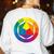 Color Wheel Palette Shirt Artist Painter Art Teacher Tshirt Women's Sweatshirt Back Print White