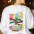 Color The World With Kindness Teacher Back To School Women's Sweatshirt Back Print White Color The World With Kindness Teacher Back To School Women's Sweatshirt Back Print White