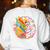 Colorful Brain Art Teacher Artist Painter Student Women's Sweatshirt Back Print White Colorful Brain Art Teacher Artist Painter Student Women's Sweatshirt Back Print White