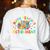 Colorful Math Teacher Retirement Solve The Problem Retired Women's Sweatshirt Back Print White Colorful Math Teacher Retirement Solve The Problem Retired Women's Sweatshirt Back Print White