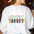 Complementary Colors Pun Artist Art Teacher T-Shirt Women's Sweatshirt Back Print White Complementary Colors Pun Artist Art Teacher T-Shirt Women's Sweatshirt Back Print White