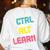Computer Teacher Back To School Kids Ctrl Alt Learn Women's Sweatshirt Back Print White Computer Teacher Back To School Kids Ctrl Alt Learn Women's Sweatshirt Back Print White