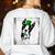 Cool Saint Patrick's Boston Terrier T Shirt For Dogs Lovers Women's Sweatshirt Back Print White