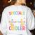 Cool Specials Teacher Specials Team Specials Squad Women's Sweatshirt Back Print White Cool Specials Teacher Specials Team Specials Squad Women's Sweatshirt Back Print White